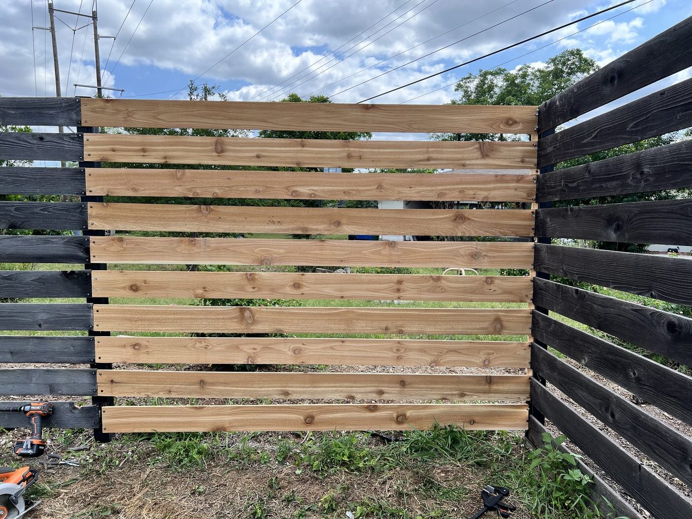 Fence repair - After